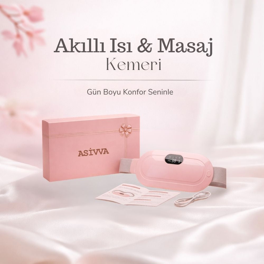 Asivva Akıllı Isı ve Masaj Kemeri
