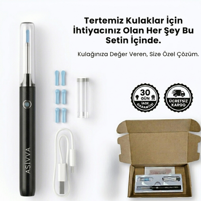 Asivva Kameralı Kulak Temizleme Cihazı