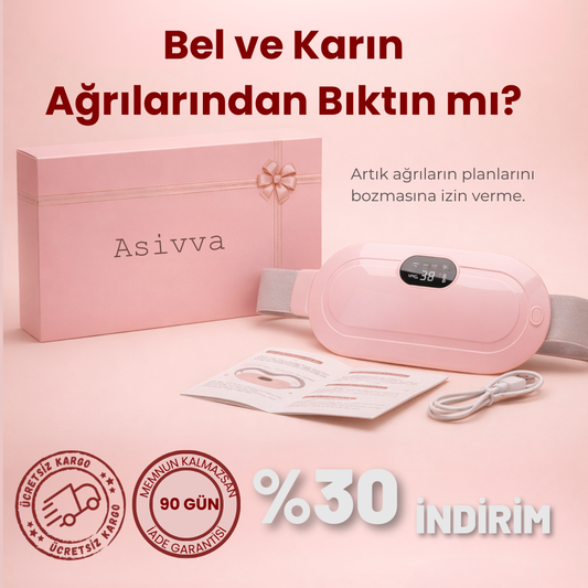 Asivva Akıllı Isı ve Masaj Kemeri
