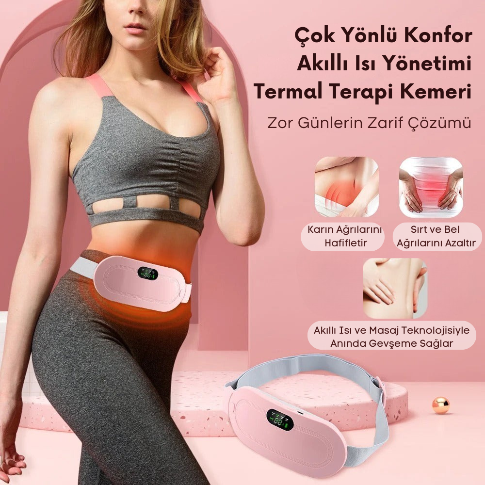 Asivva Akıllı Isı ve Masaj Kemeri