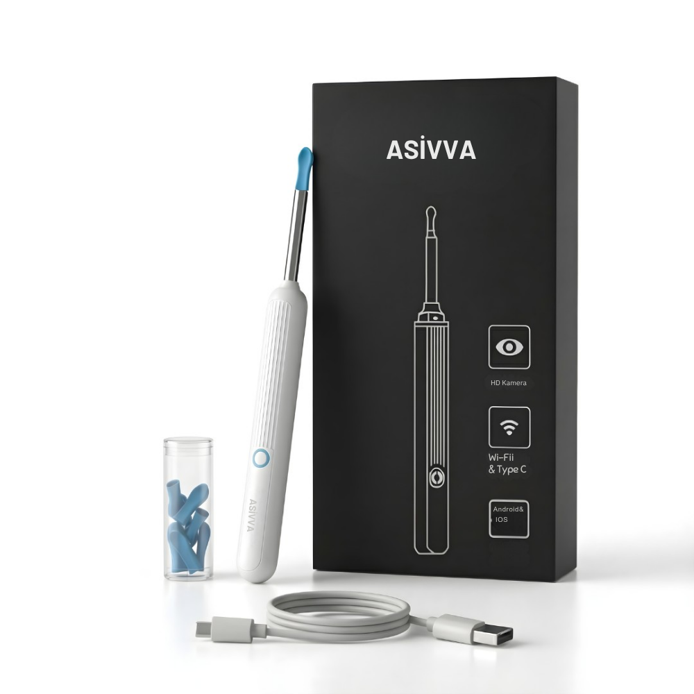 Asivva Kameralı Kulak Temizleme Cihazı
